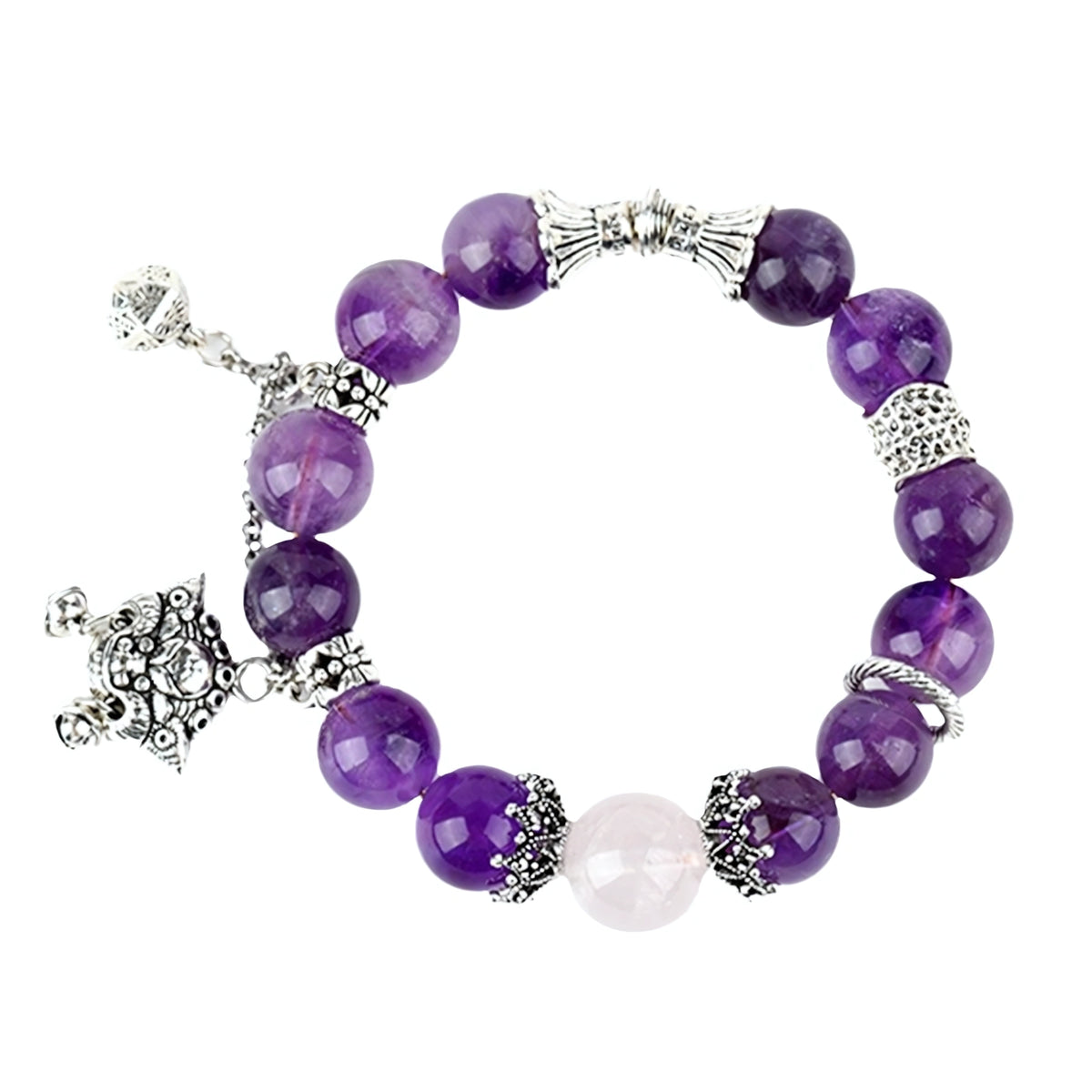 Natural Amethyst Crystal Bracelet – Find Your Inner Peace & Radiate Positive Energy