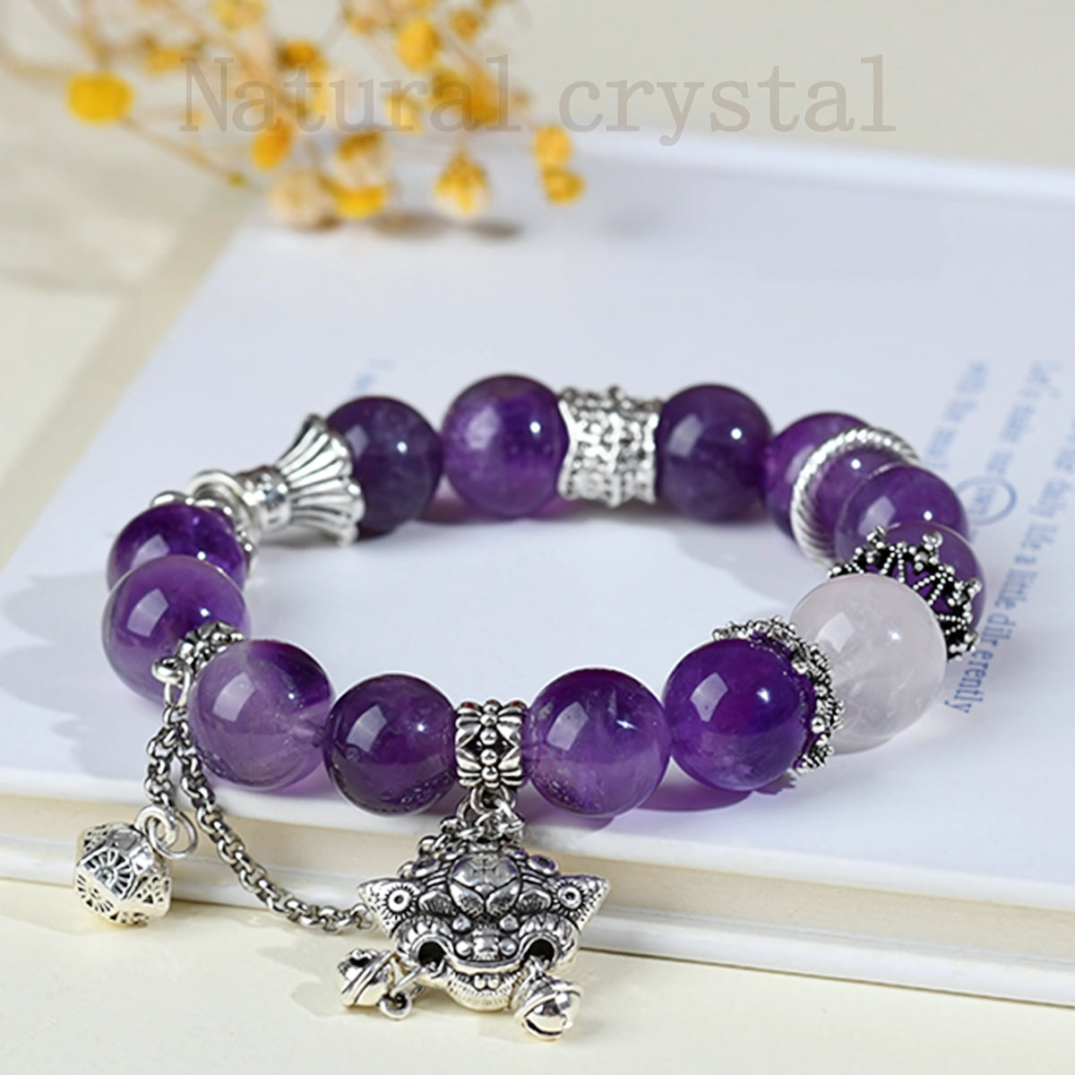 Natural Amethyst Crystal Bracelet – Find Your Inner Peace & Radiate Positive Energy